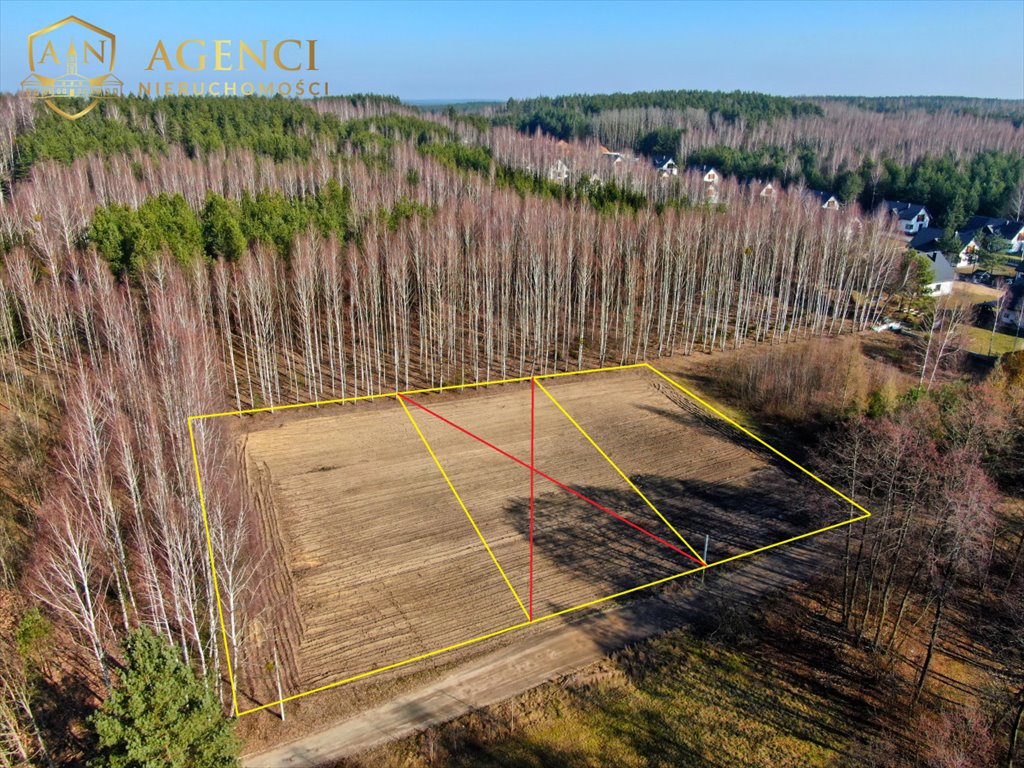 Działka w lesie z warunkami zabudowy i dobrym dojazdem Studzianki  992m2 Foto 1