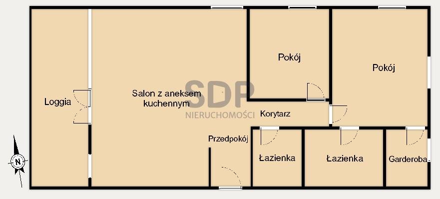 Mieszkanie trzypokojowe na wynajem Wrocław, Krzyki, Tarnogaj, Jesionowa  91m2 Foto 15
