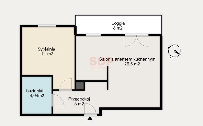 Mieszkanie dwupokojowe na sprzedaż Warszawa, Ursus, Ursus, Herbu Oksza  47m2 Foto 1
