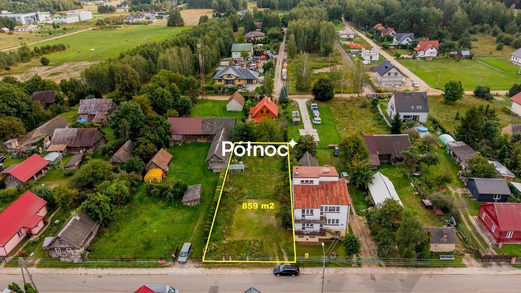 Działka budowlana 859 m² Lewickie - polecam: Lewickie