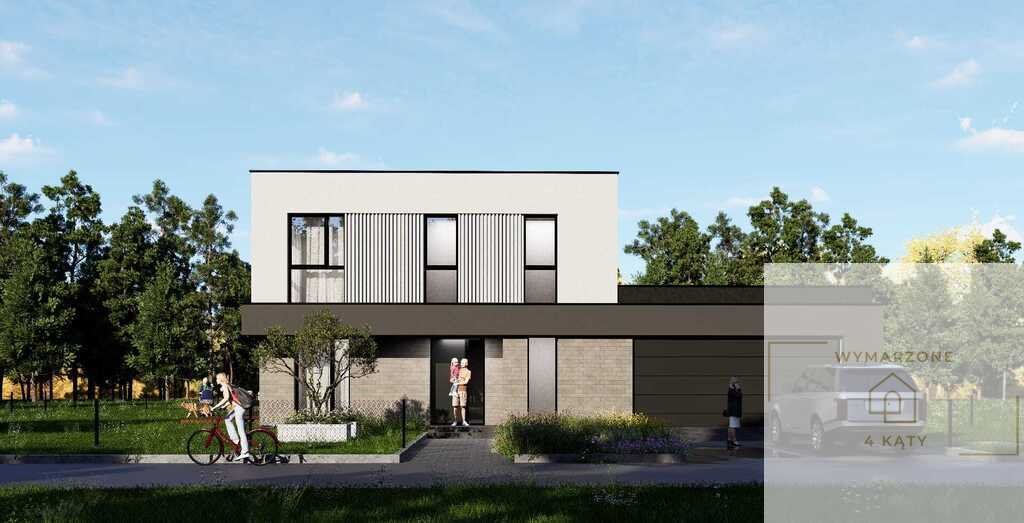 Nowoczesny dom 263m2 z garażem, panoramiczne przeszklenia Konstancin-Jeziorna  263m2 Foto 1