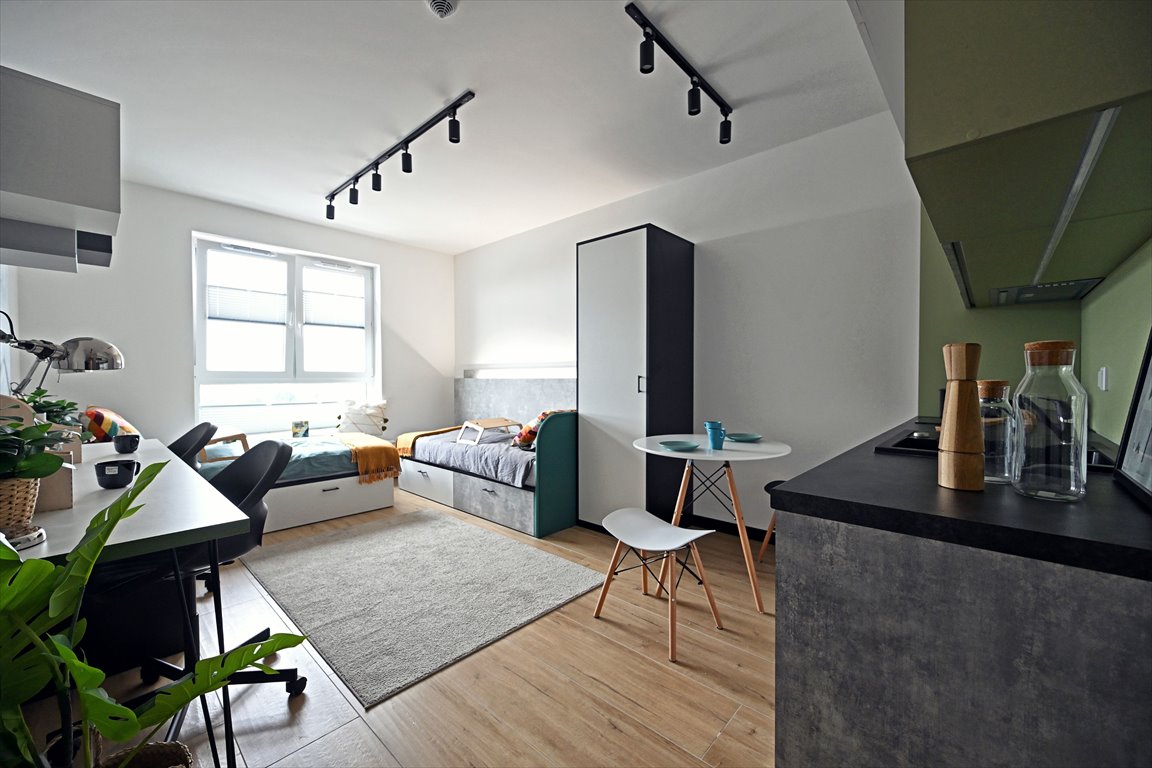 Nowoczesny 27,55 m² w Zeus Apartments - gotowe do zamieszkania polecam! Lublin, Czechów, al. Spółdzielczości Pracy 36  28m2 Foto 1