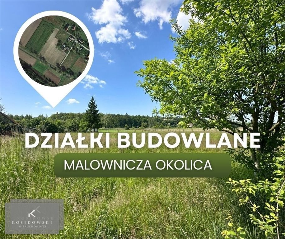 Działki budowlane w Rogalicach – idealne pod dom jednorodzinny Lubsza, Rogalice, Rogalice  1 049m2 Foto 1