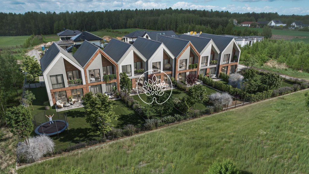 Polecam nowoczesne mieszkanie 64,24 m² z ogródkiem w Niemczu Niemcz, Łowiecka  64m2 Foto 1