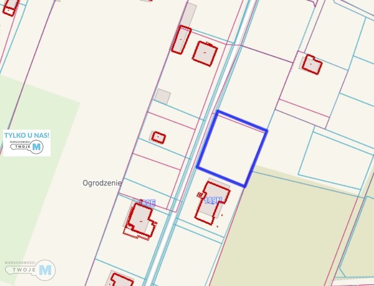 Działka 1198 m² pod dom w spokojnej okolicy Radlin Górno, Radlin  1 198m2 Foto 1