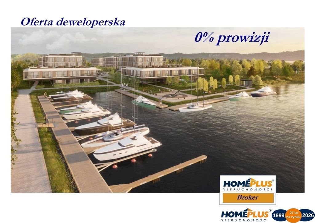 Nowoczesny apartament z dużym balkonem nad Jeziorem Dąbie Szczecin, Dąbie, Przestrzenna  42m2 Foto 1