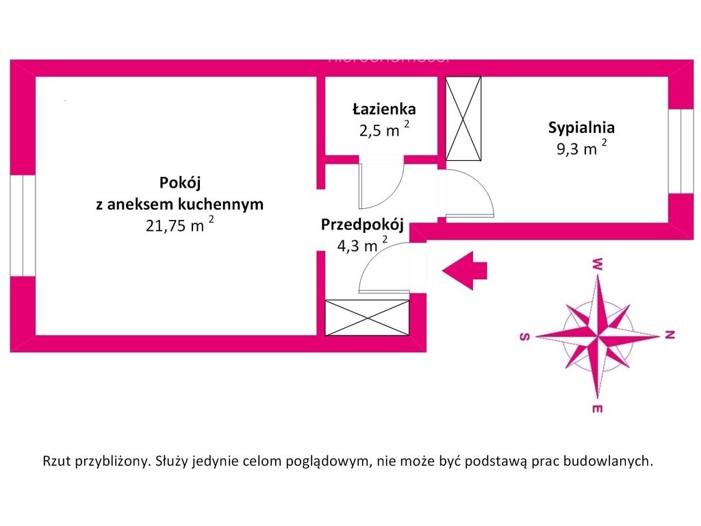 Mieszkanie dwupokojowe na sprzedaż Warszawa, Mokotów, Stępińska  38m2 Foto 11