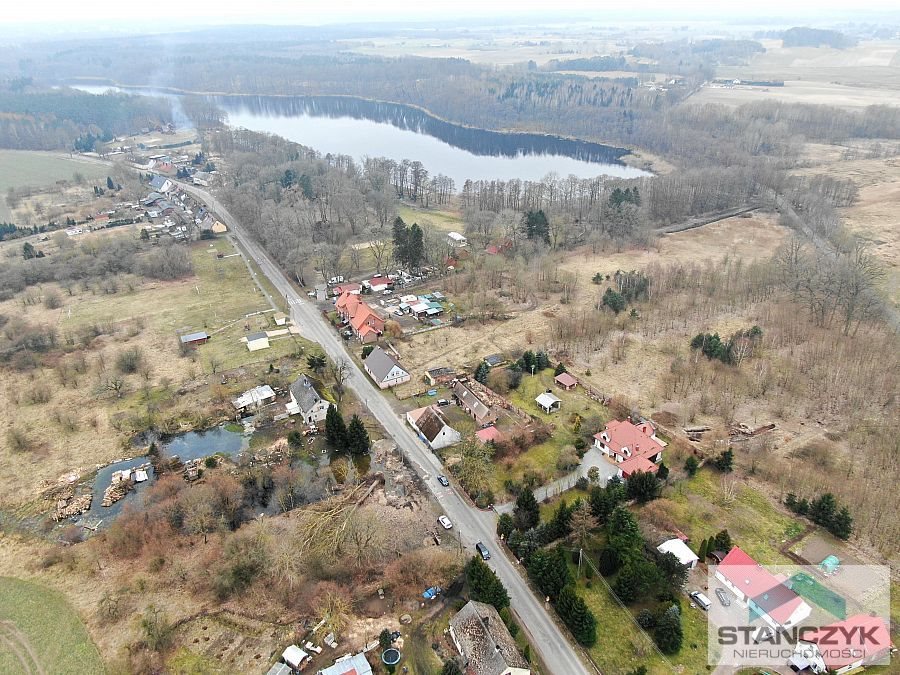Działka pod dom i agroturystykę nad jeziorem 1430 m² Gryfice  1 430m2 Foto 1