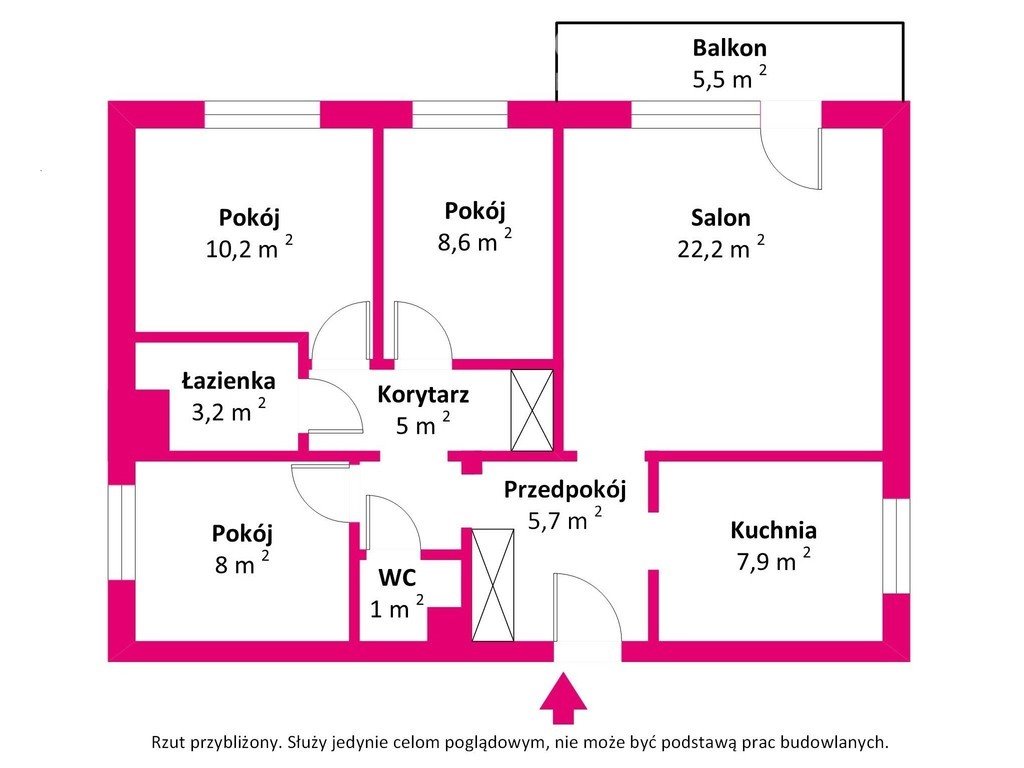 Mieszkanie czteropokojowe  na sprzedaż Olsztyn, Ernsta Wiecherta  73m2 Foto 14