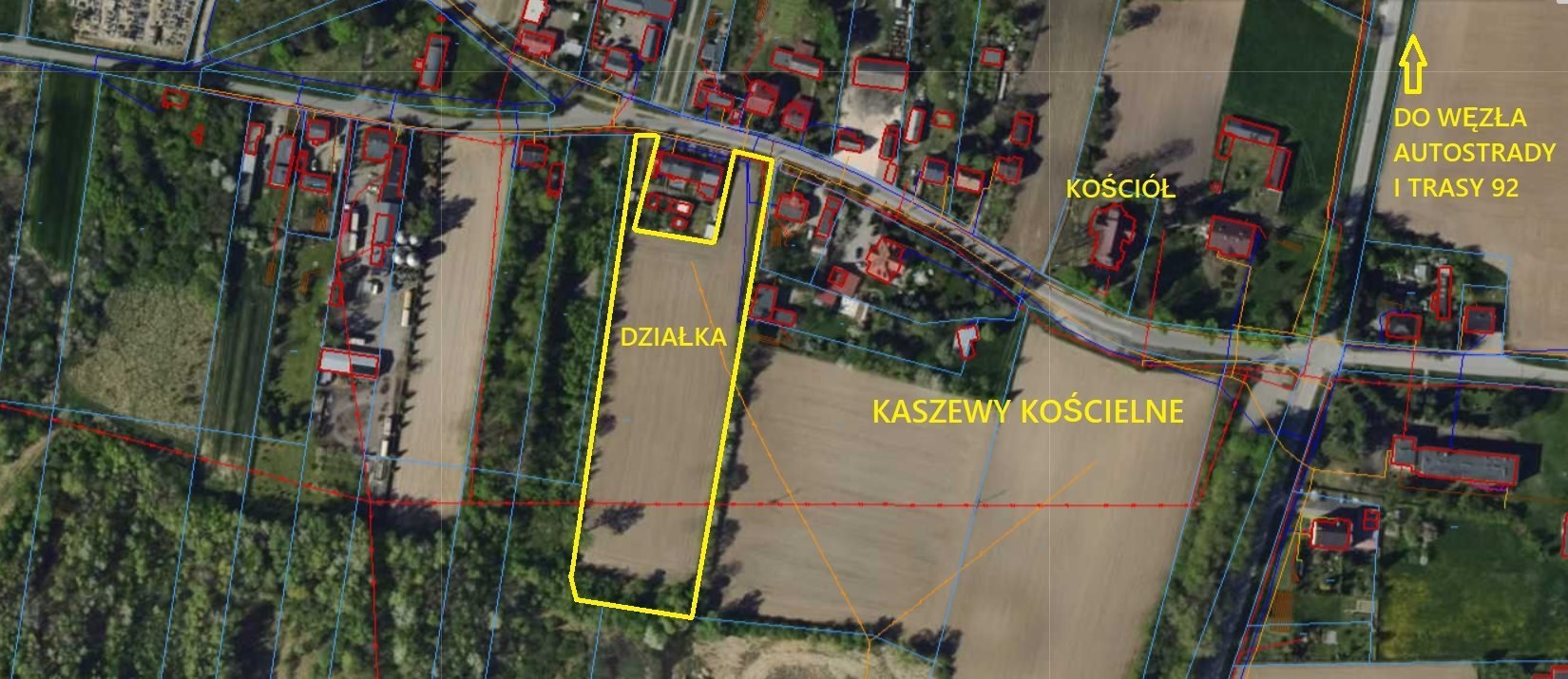 Działka budowlana na sprzedaż Kaszewy Kościelne  10 600m2 Foto 1