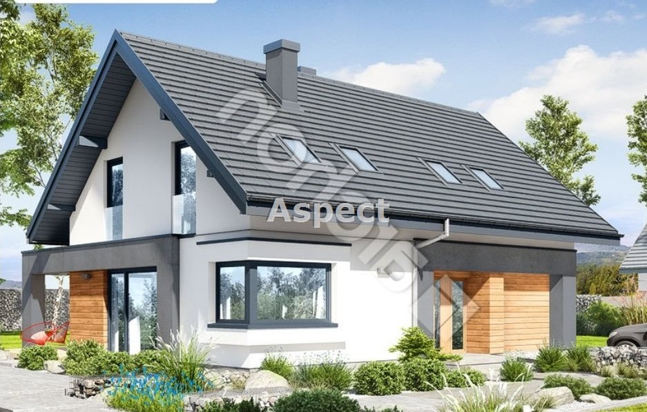 Nowoczesny dom w Krasnem 143,65 m² z garażem i dużą działką Krasne  144m2 Foto 1