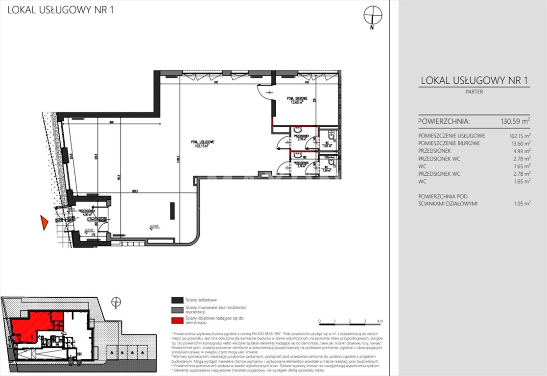 Lokal użytkowy na sprzedaż Warszawa, Mokotów, ul. Podchorążych  122m2 Foto 9