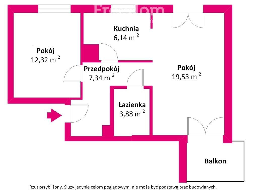 Mieszkanie dwupokojowe na sprzedaż Kraków, Płaszów, Płaszów, Przewóz  49m2 Foto 16