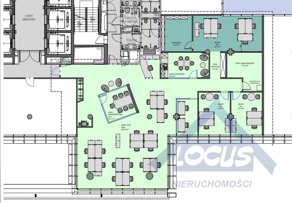 Zapraszam do wynajęcia nowoczesnego biura 355 m² w Eurocentrum Warszawa Warszawa, Ochota  355m2 Foto 1