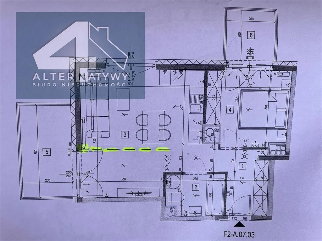 Mieszkanie dwupokojowe na sprzedaż Kraków, Facimiech 0  47m2 Foto 3