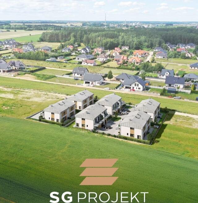 Nowoczesny dom bliźniak 131,85 m2 z garażem i balkonem Konarzyce, Migdałowa  132m2 Foto 1