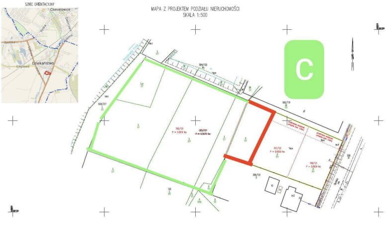 Działki pod zabudowę z dostępem do rzeki i zieleni Dziekaństwo, Opolska  4 416m2 Foto 1