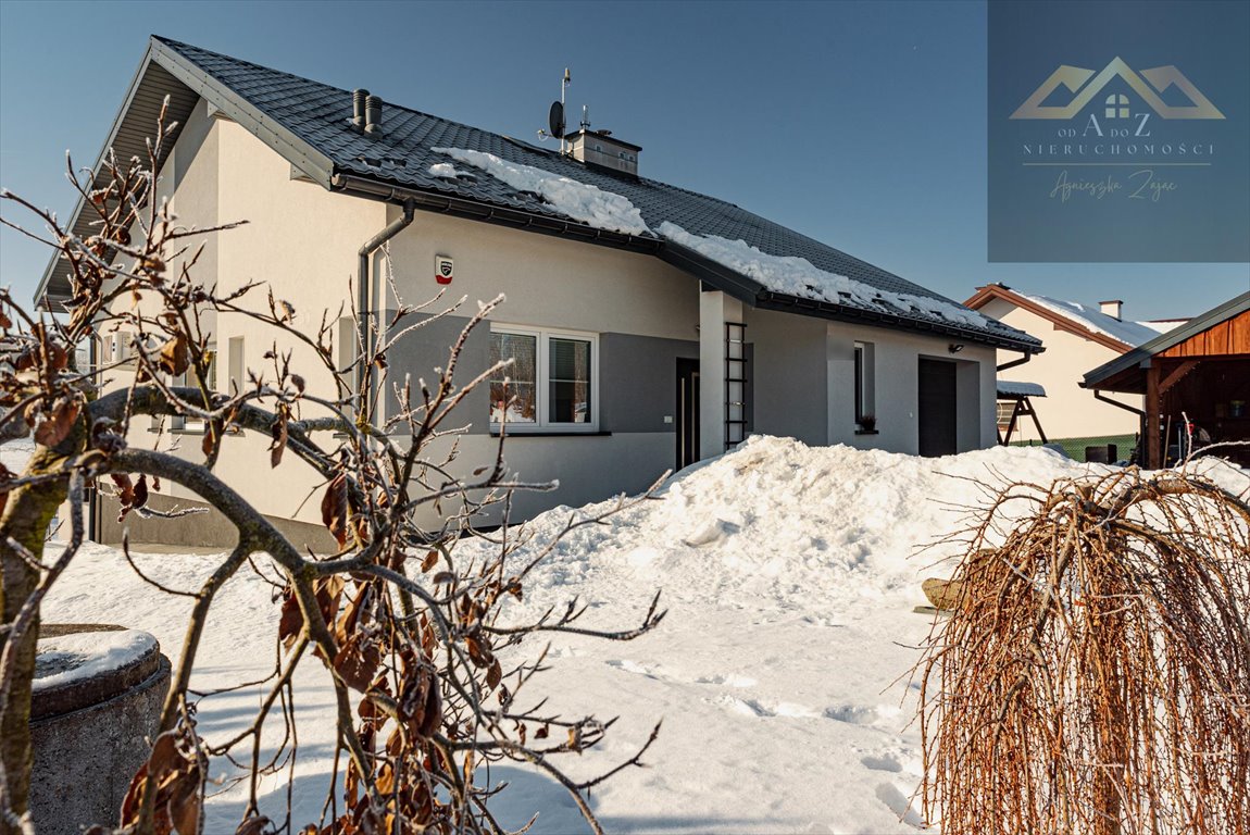 Nowoczesny dom 125 m2 z garażem i tarasem w Pogórskiej Woli Pogórska Wola  125m2 Foto 1