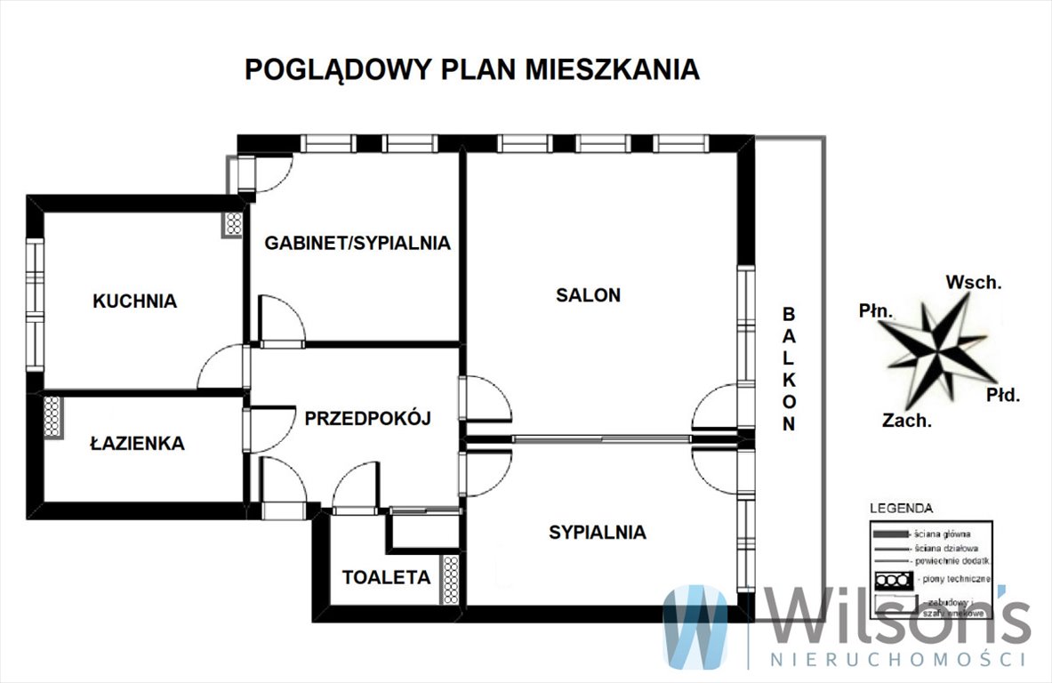 Mieszkanie trzypokojowe na wynajem Warszawa, Śródmieście Powiśle, Tamka  80m2 Foto 2