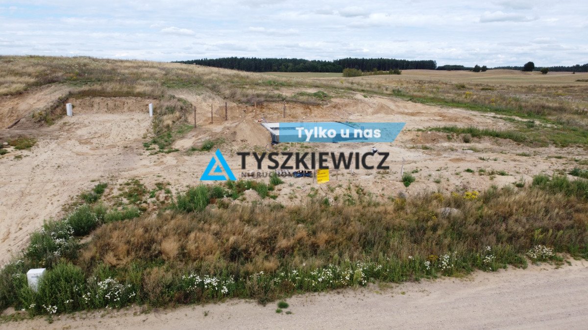 Działka budowlana z rozpoczętą budową, media, blisko jezior Wołcza Wielka  1 401m2 Foto 1
