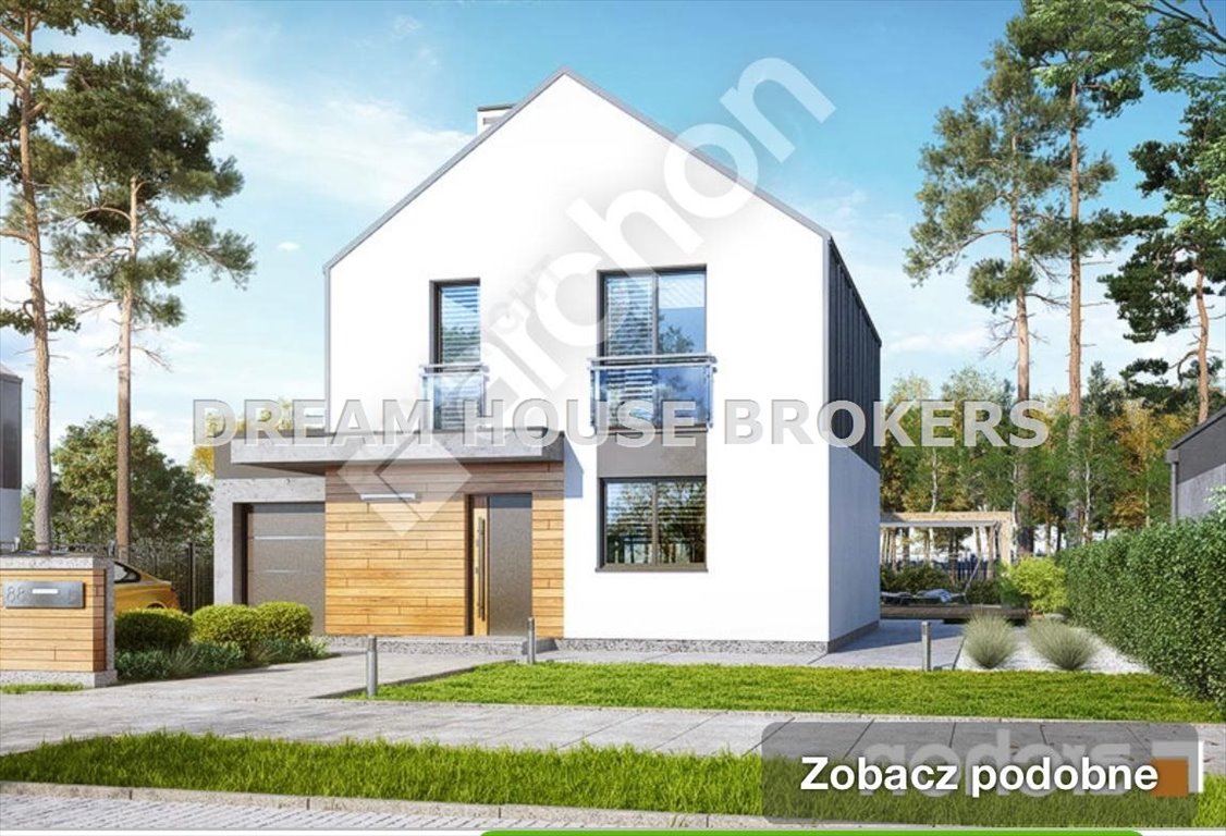 Nowoczesny dom z garażem w Tajęcinie – stan surowy zamknięty Tajęcina  116m2 Foto 1