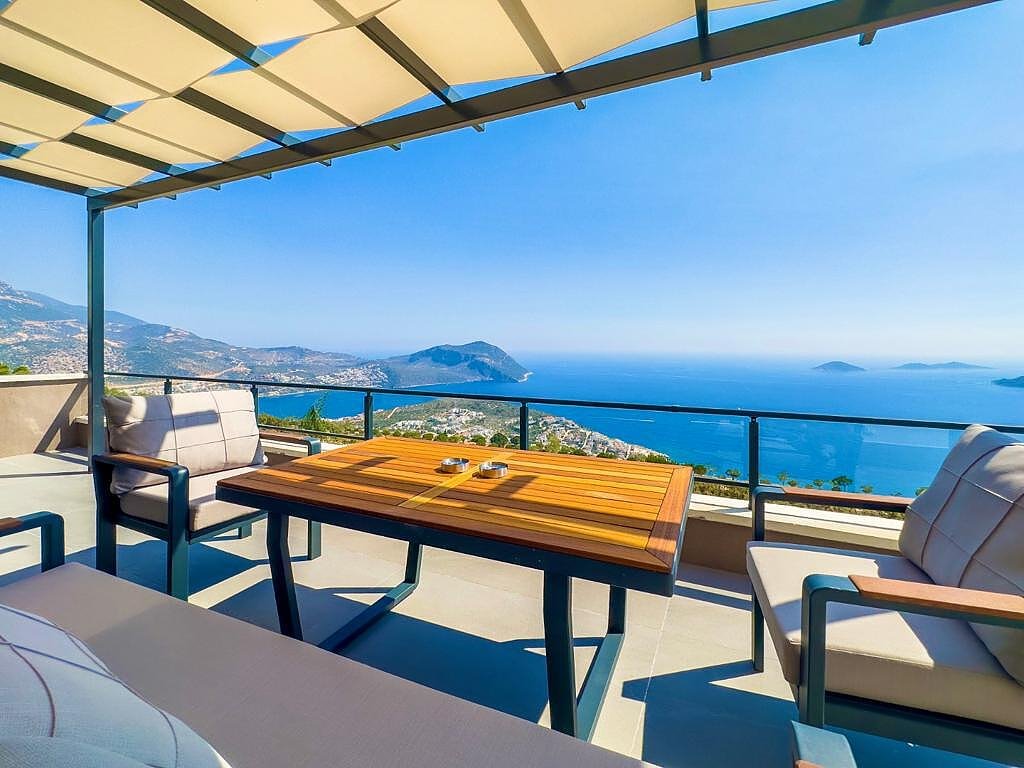 Luksusowa willa z basenem i panoramicznym widokiem na morze Turcja, Kalkan, Kalkan, Kaş, Antalya  290m2 Foto 1