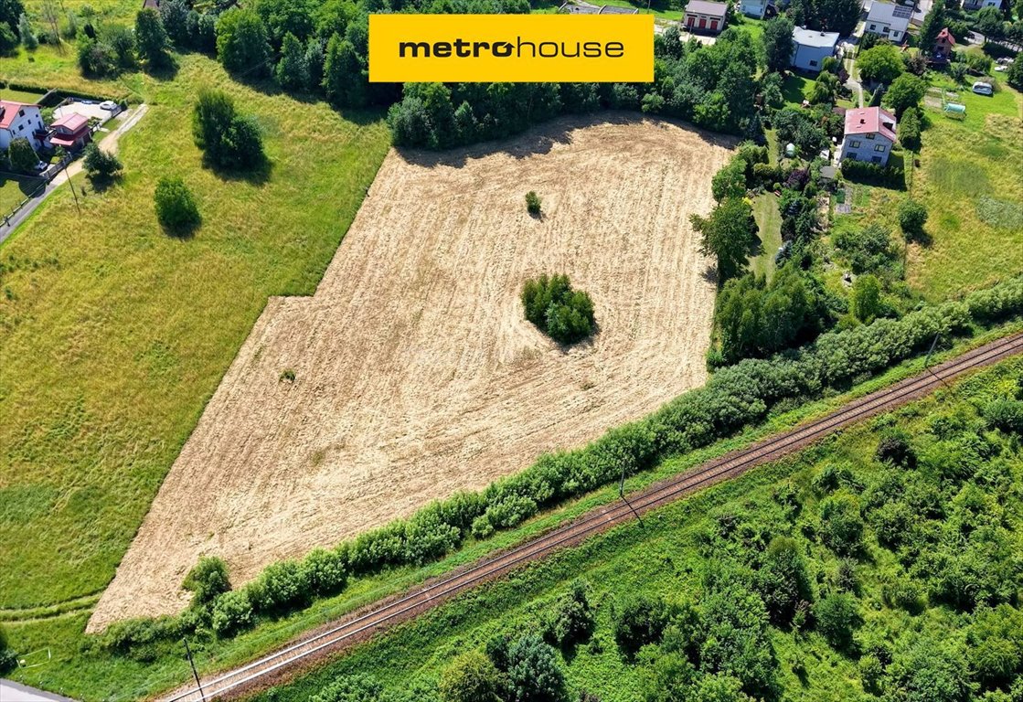 Działka budowlana 39,84 ara z widokiem na Beskid Mały Andrychów  3 984m2 Foto 1