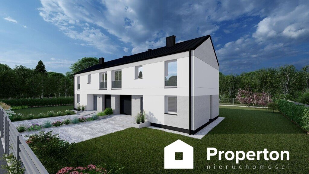 Przestronny bliźniak z ogrodem, nowoczesny projekt, szybki dojazd do Warszawy Brzóze, Kościelna  108m2 Foto 1