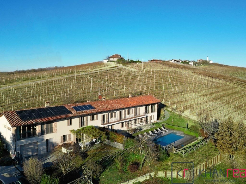 Luksusowa rezydencja w Barolo z widokiem na Alpy i winnice Włochy, Barolo  600m2 Foto 1