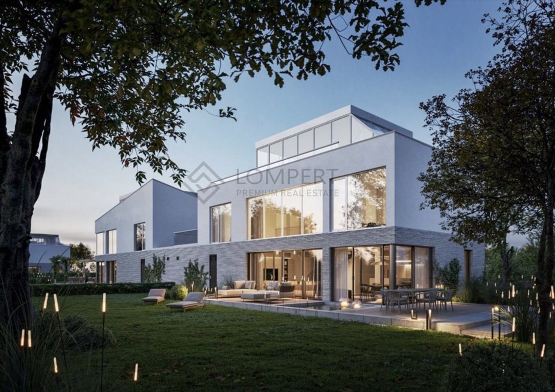 Nowoczesny dom bliźniak z widokiem na Wisłę, energooszczędny Okrzeszyn  249m2 Foto 1