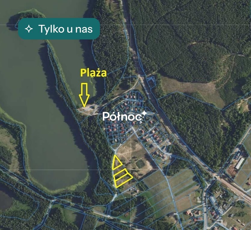 Działki nad jeziorem Sawinda Wielka w Woszczelach polecam! Woszczele, Woszczele  1 547m2 Foto 1