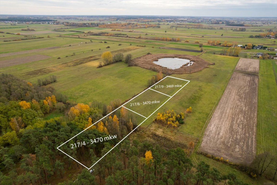 Sprzedam działkę 3470 m² z WZ pod domy w Guzowatce Guzowatka, Łączności  3 470m2 Foto 1