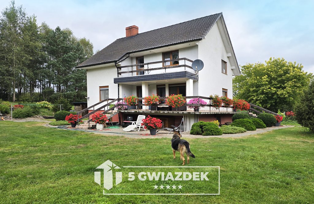 Atrakcyjny dom z własnym lasem i stawem w Krosinie Krosino, Spacerowa  168m2 Foto 1