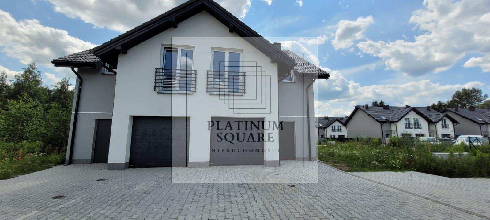 Nowoczesny dom bliźniaczy 112 m² z garażem, stan deweloperski Kiełczówek, Storczykowa  112m2 Foto 1