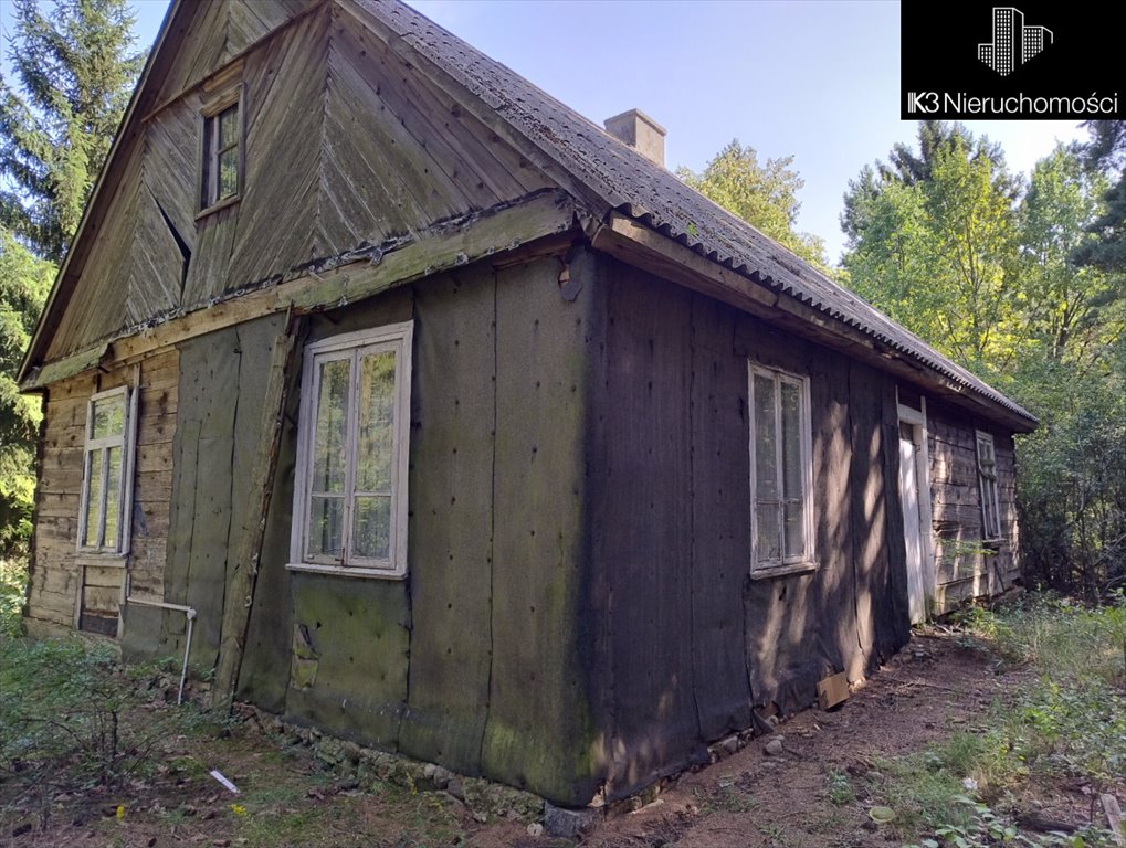 Urokliwy dom drewniany 90 m² z dużą działką i budynkiem Międzyleś  90m2 Foto 1