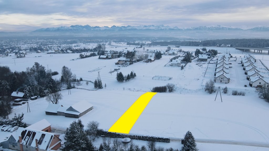 Działka budowlana 1367 m² z widokiem na Tatry i las Nowy Targ, Partyzantów  1 367m2 Foto 1