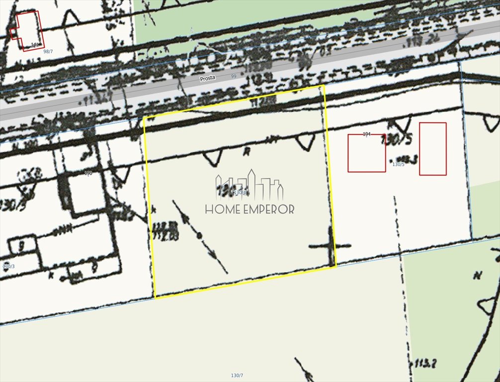 Na sprzedaż działka 2000 m² w Kawęczynku z mediami: Kawęczynek: Prosta