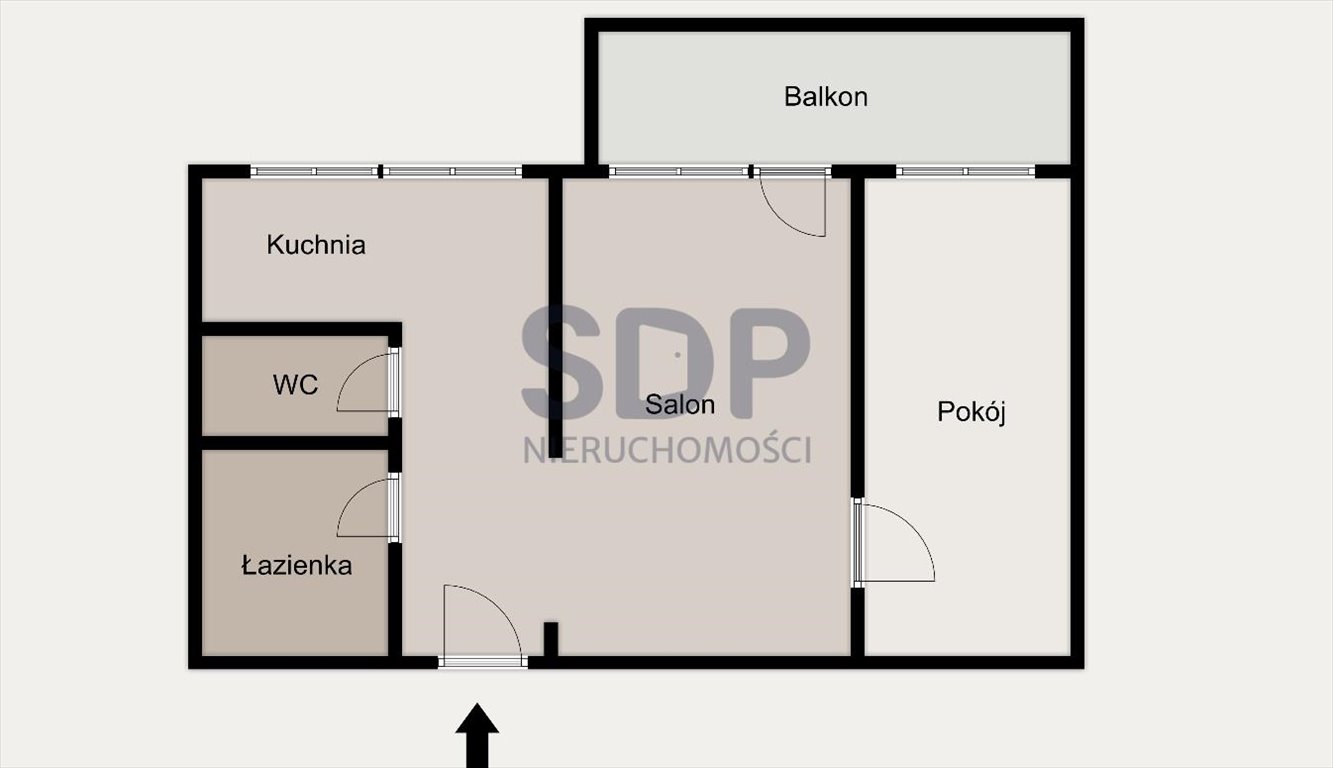 Mieszkanie dwupokojowe na sprzedaż Wrocław, Fabryczna, Dokerska  36m2 Foto 10