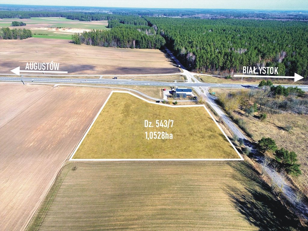 Zapraszam do obejrzenia działki 10 528 m² w Cisowie Sztabin, Cisów  10 528m2 Foto 1