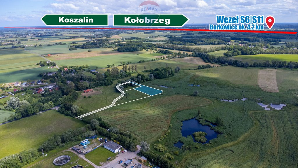 Działka rolna na sprzedaż Kiszkowo  4 370m2 Foto 8