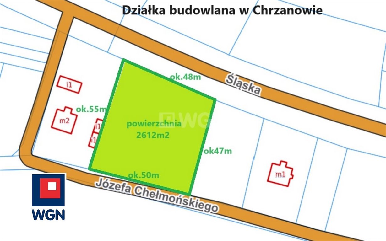 Działka budowlana na sprzedaż Chrzanów, Kąty, Śląska  2 612m2 Foto 2