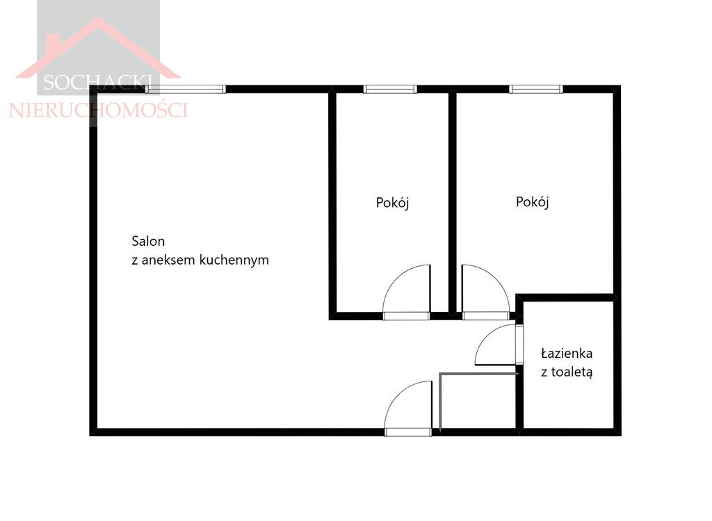 Mieszkanie trzypokojowe na sprzedaż Szklarska Poręba, Stefana Okrzei  37m2 Foto 9