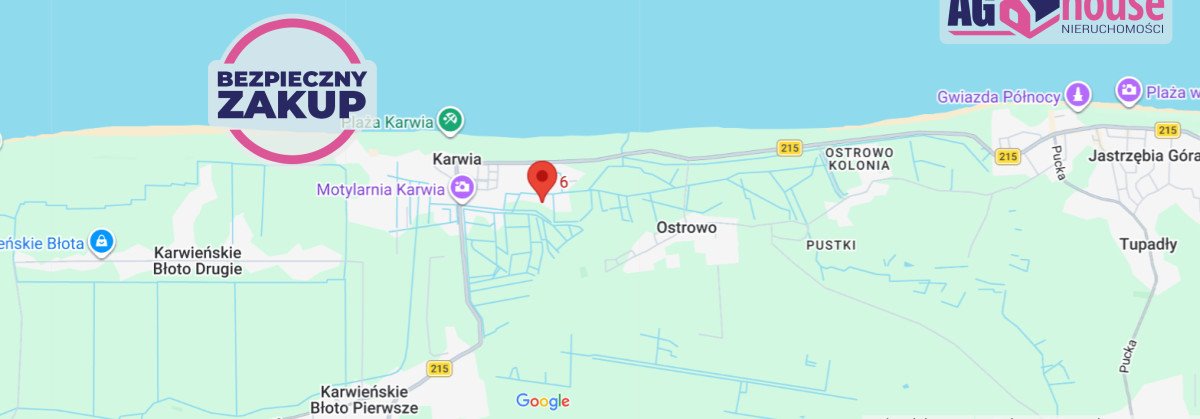 Działka inwestycyjna z domkami nad morzem - polecam! Karwia, Relaksowa  3 224m2 Foto 1
