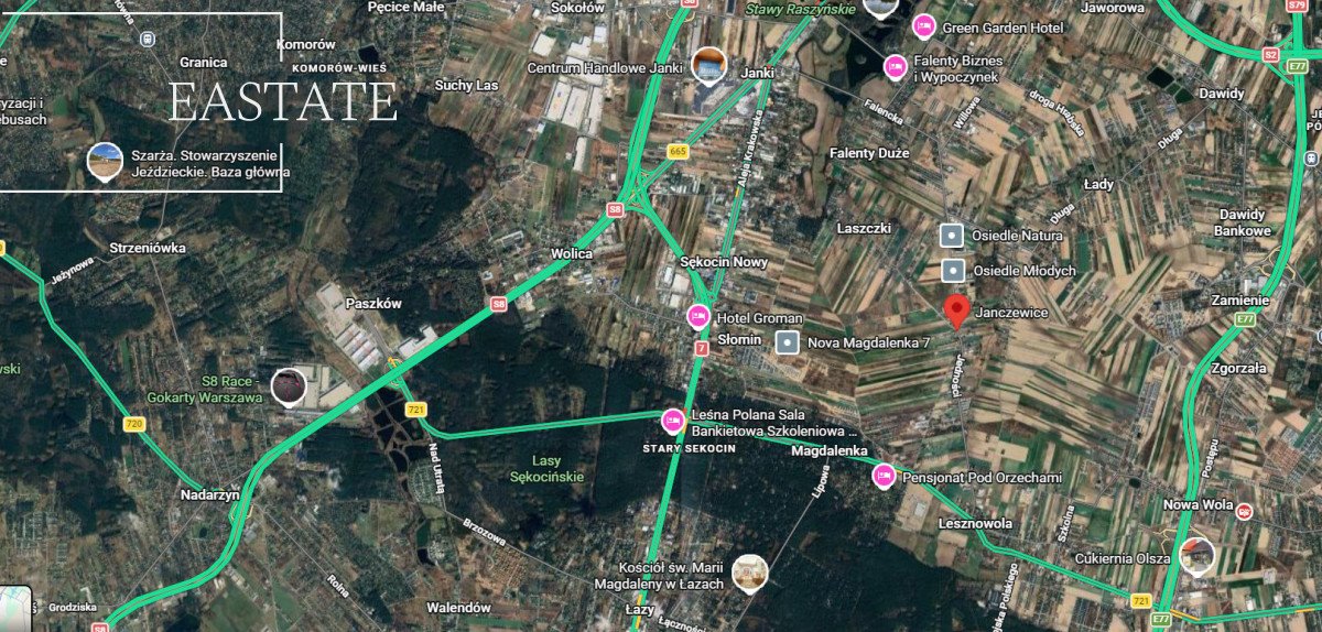 Działka 1000 m² pod dom lub inwestycję w Janczewicach Janczewice, Jedwabna  1 000m2 Foto 1