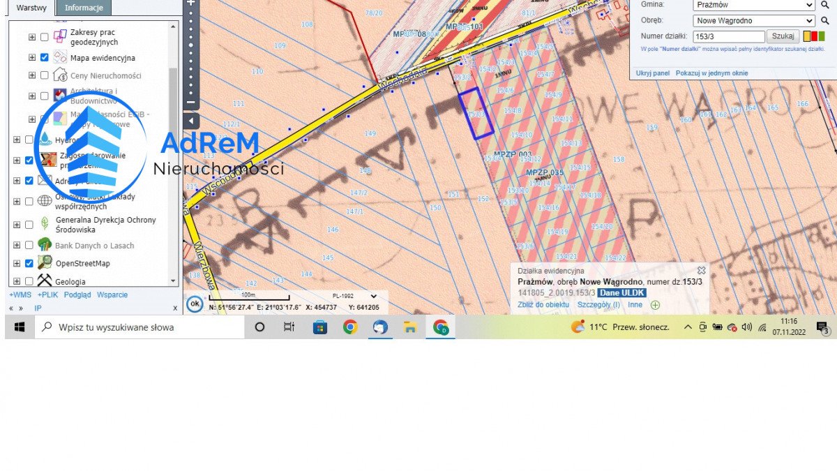 Sprzedam działkę Nowe Wągrodno , 1500 m2, 195000 PLN Domiporta.pl
