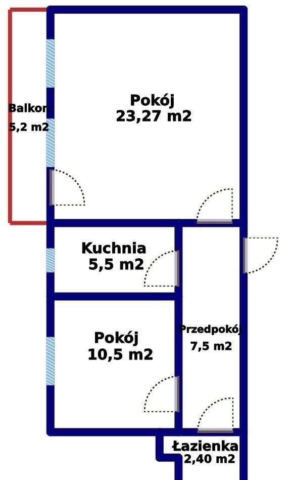 Mieszkanie dwupokojowe na sprzedaż Inowrocław, Rąbin, Wachowiaka 6  49m2 Foto 11