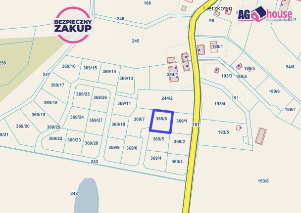 Zapraszam do zakupu działki 1357 m² pod dom w Kierzkowie Kierzkowo  1 357m2 Foto 1