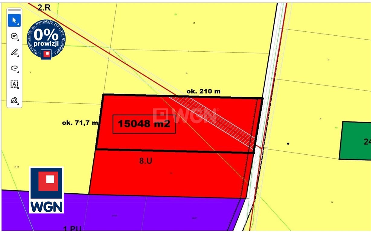 Działka usługowa 15 048 m² w Wojska - zapraszam Wojska, Zakładowa  15 048m2 Foto 1