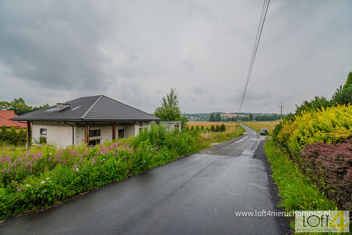 Własny dom w stanie surowym zamkniętym, 154 m2, taras Burzyn  154m2 Foto 1