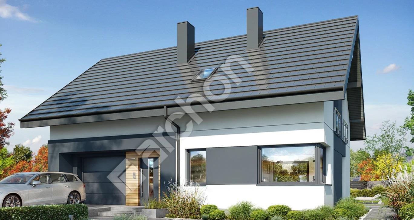 Nowoczesny dom 134 m2 z garażem, działka 945 m2, Krzeczów Krzeczów  134m2 Foto 1